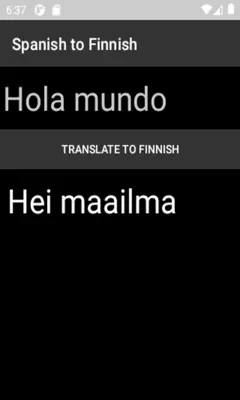 Spanish to Finnish Translator android App screenshot 3